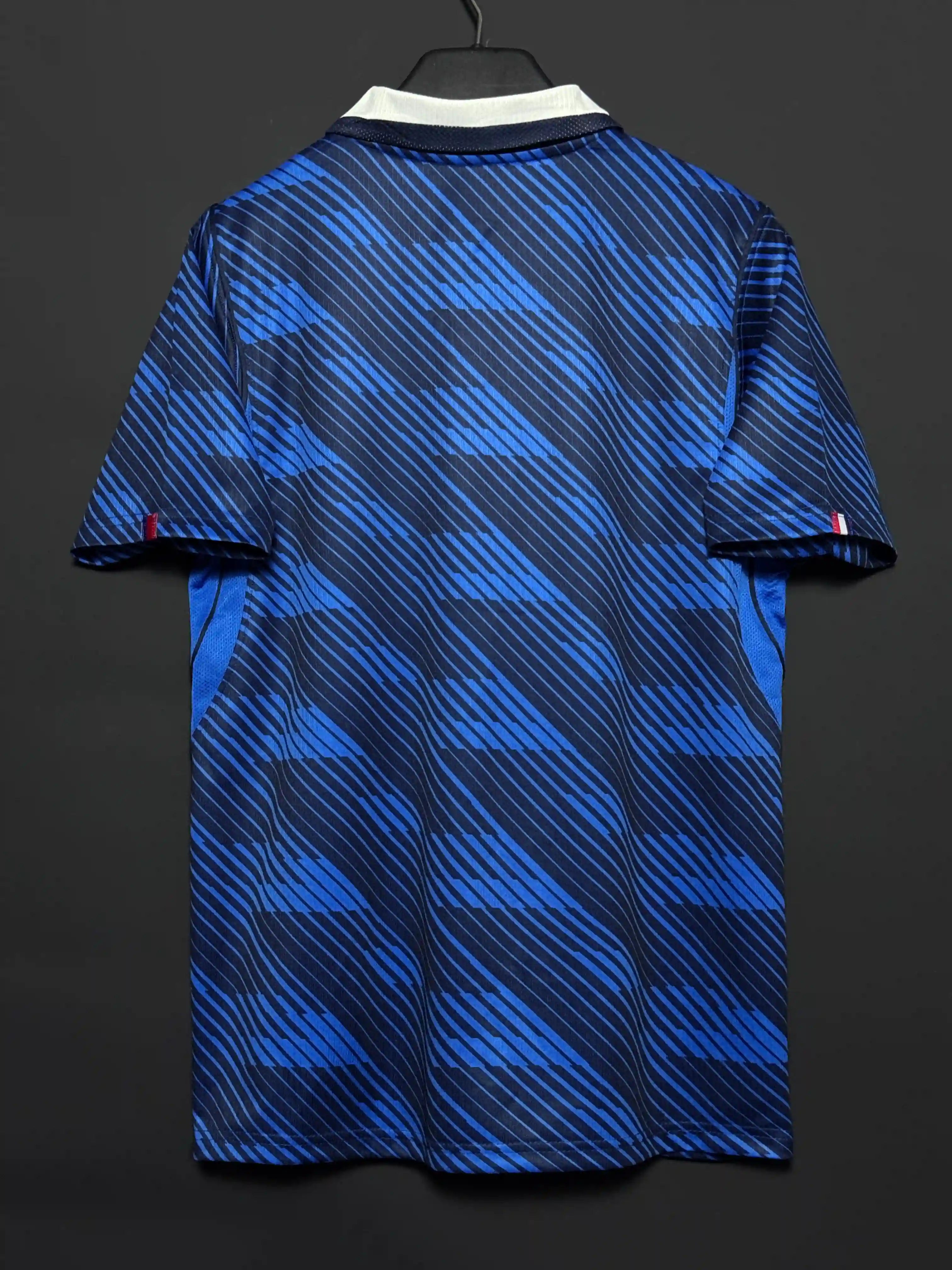 2026 France Home soccer Jersey with Blue patterned shirt