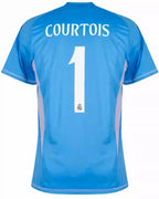 2024-2025 Real Madrid Home Goalkeeper Shirt (Blue) (Courtois 1)