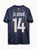 PSG Home Stadium Shirt 2025-26 with Cup printing D. Doué 14