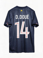 PSG Home Stadium Shirt 2025-26 with Cup printing D. Doué 14