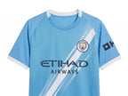 Manchester City Authentic Home Shirt 2025-26 with Haaland 9 Printing