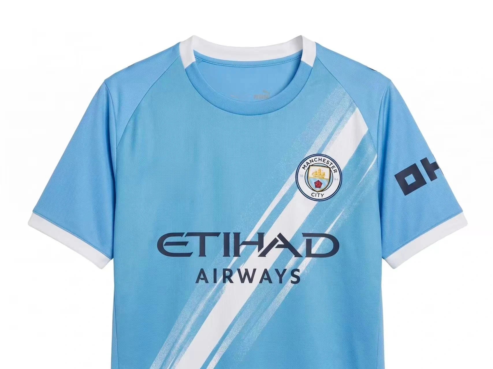 Manchester City Authentic Home Shirt 2025-26 with Haaland 9 Printing