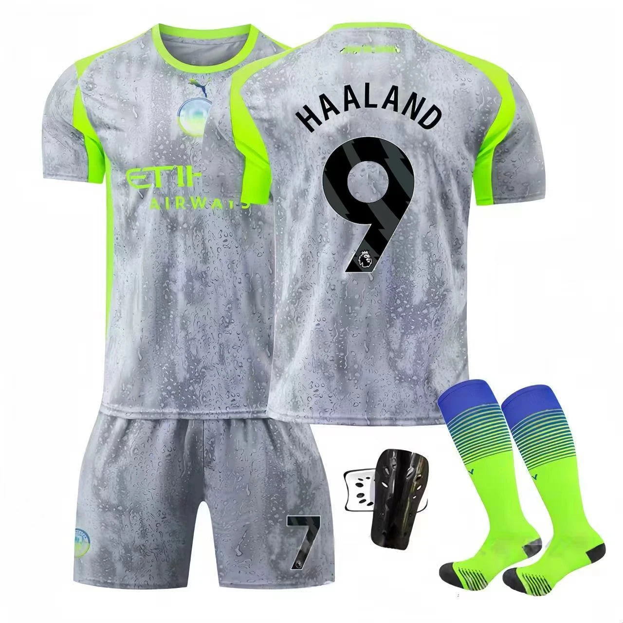 Manchester City Third Shirt 2025-26 with Haaland 9 printing