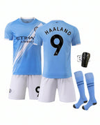 Manchester City Authentic Home Shirt 2025-26 with Haaland 9 Printing