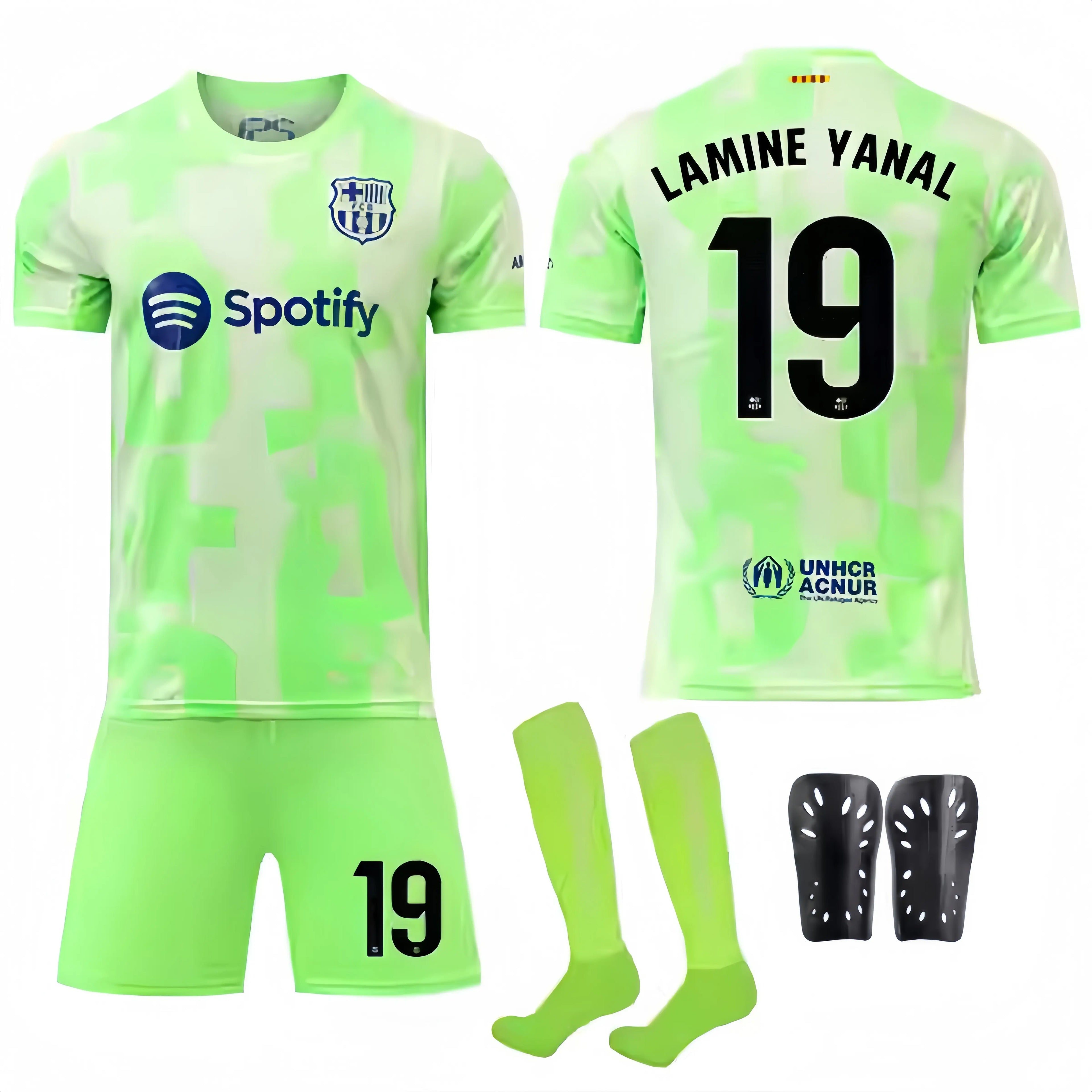 F.C. Barcelona 2024/25 Stadium Third Jersey Kit（Yamal 19）