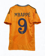 Orange sports jersey with 'MBAPPé' and number '9' on a white background