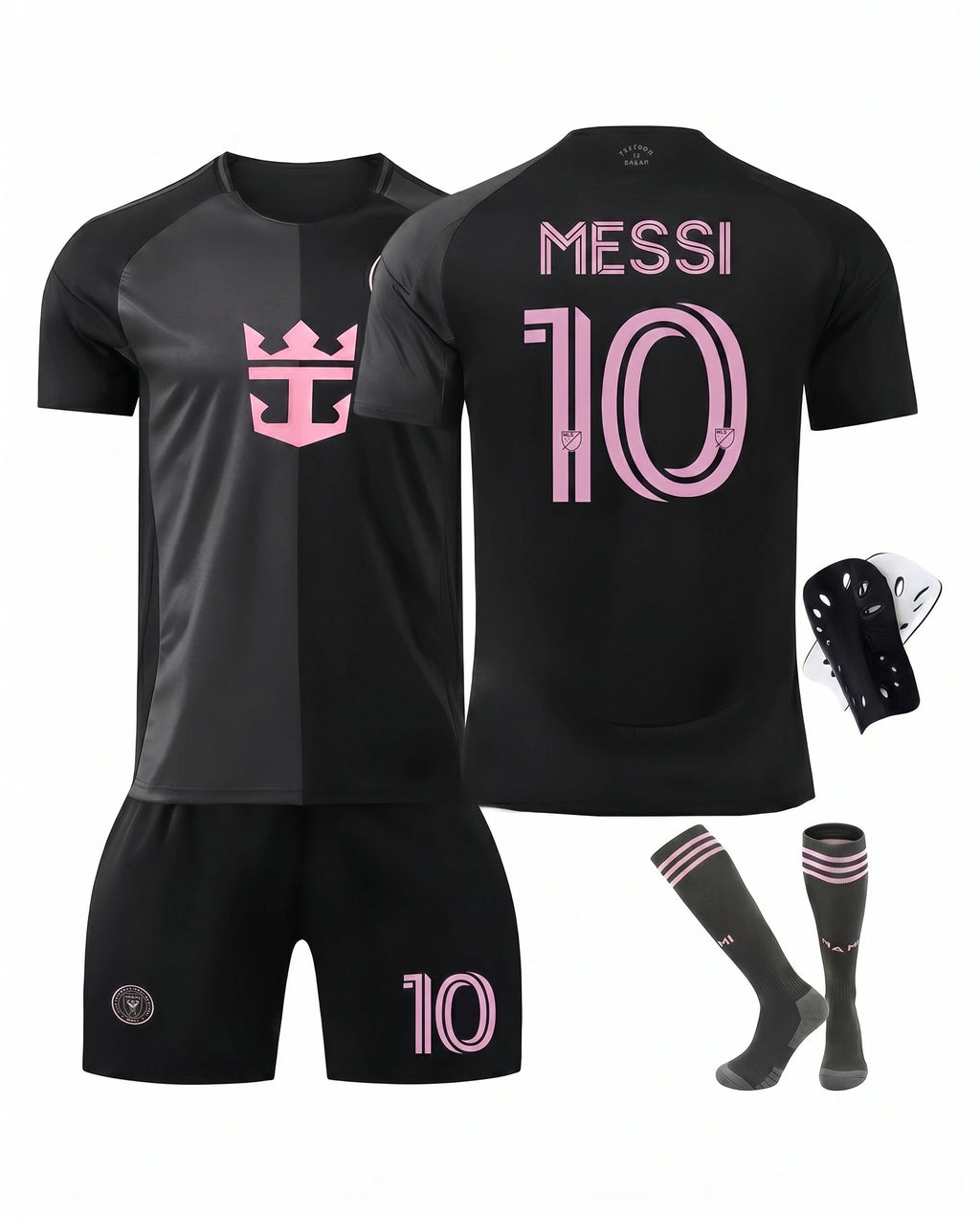 Men's Inter Miami CF Lionel Messi Black 2026 Presagio Replica Jersey