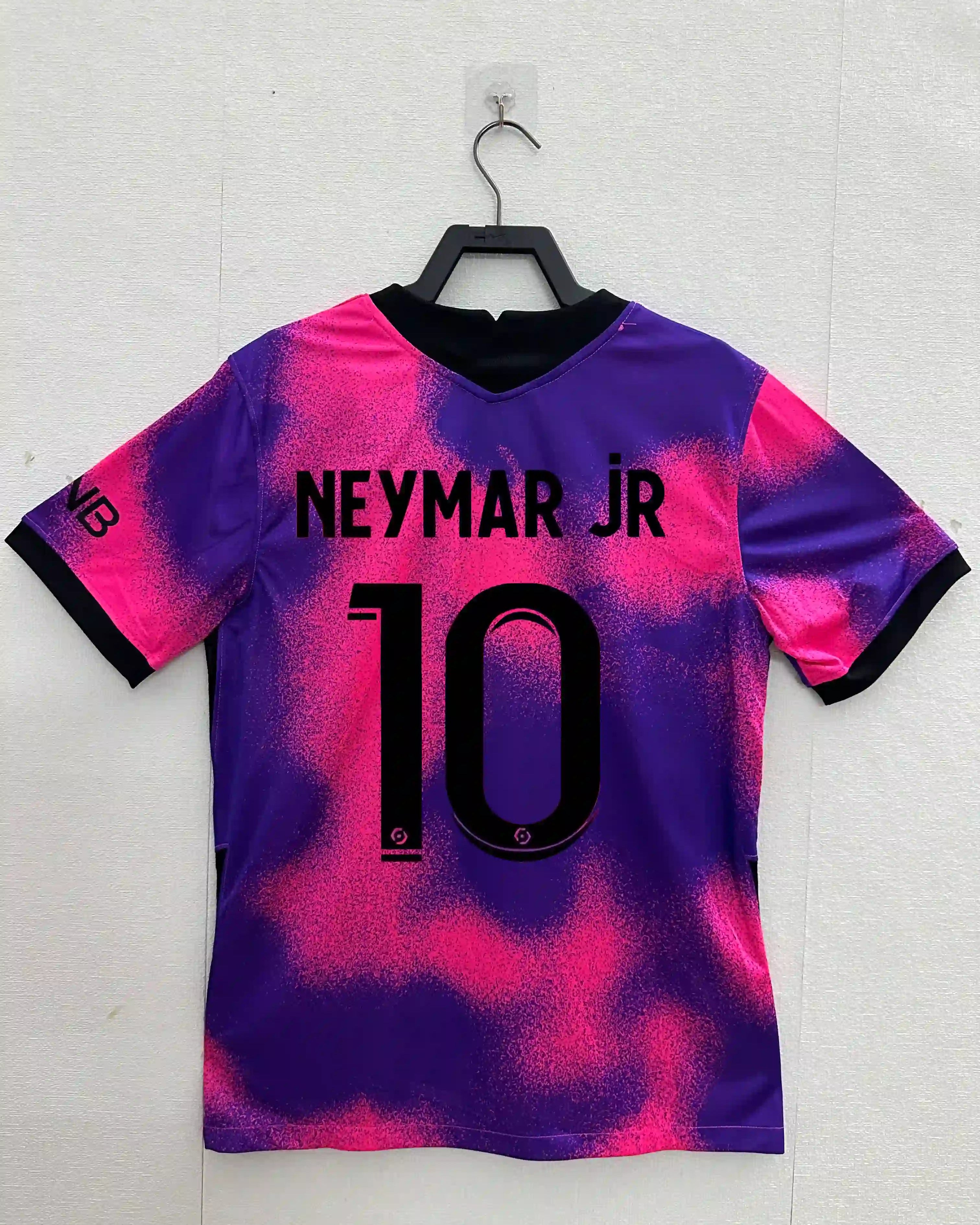 Paris Saint Germain Neymar Jr 10 2020/21 Ligue 1 Jersey Purple Pink