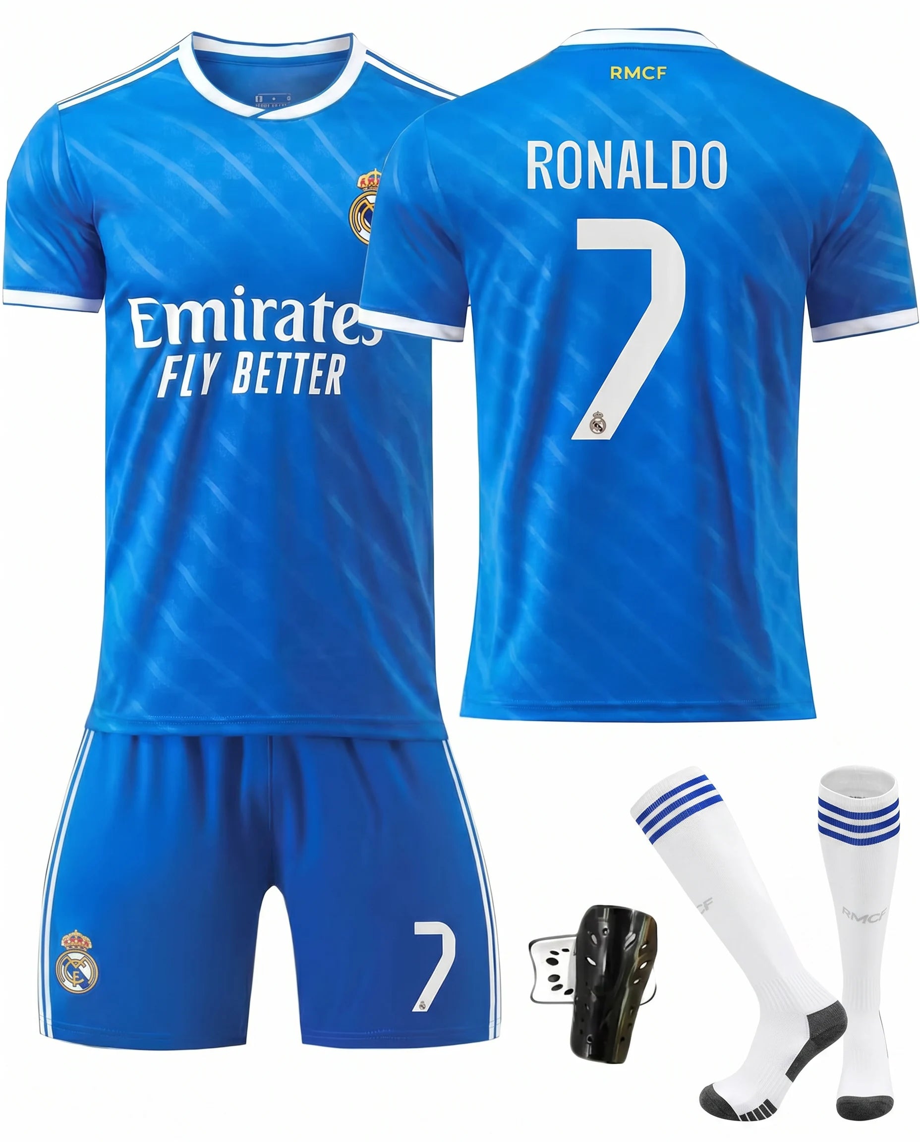 Real Madrid 3rd Ronaldo 7 Jersey 25-26 (Cup Style Printing)