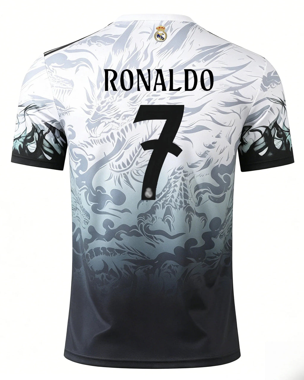 Ronaldo #7 Madrid Blue Dragon Edition Soccer Kit
