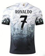 Ronaldo #7 Madrid Blue Dragon Edition Soccer Kit