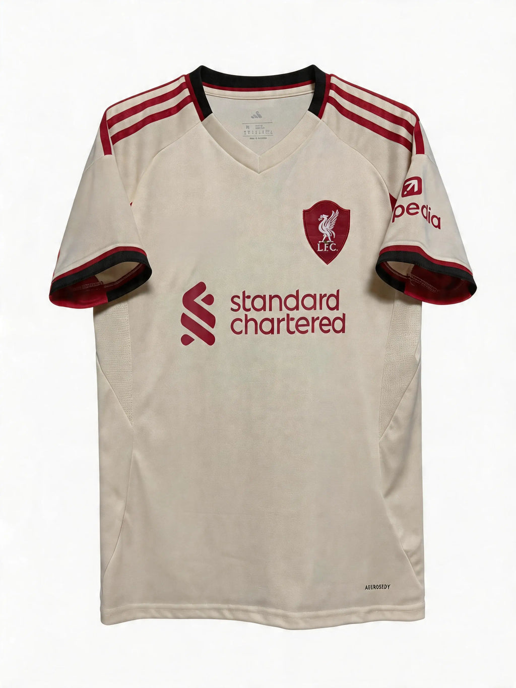 Liverpool Away Shirt 2025-26 with Ekitike 22 Printing