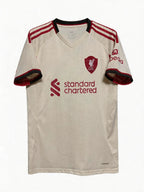 Liverpool Away Shirt 2025-26 with Ekitike 22 Printing