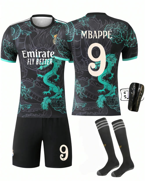 2025-2026 Real Madrid Dragon Fourth Kit (Mbappe 9)