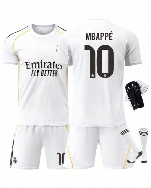 2025-26 Real Madrid Authentic Home Shirt Mbappe #10
